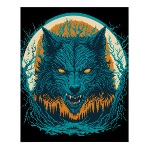 Scary Werewolf Perfect Poster