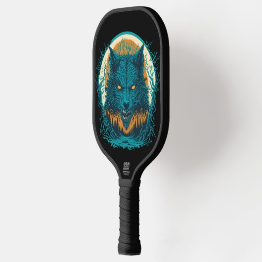 Scary Werewolf Pickleball Paddle (Links)