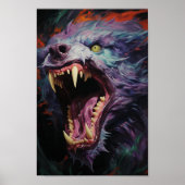 Scary Werewolf Poster (Voorkant)