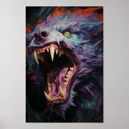Scary Werewolf Poster
