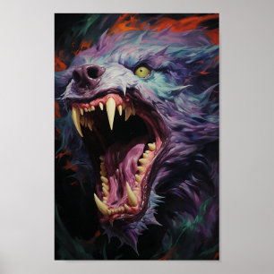 Scary Werewolf Poster