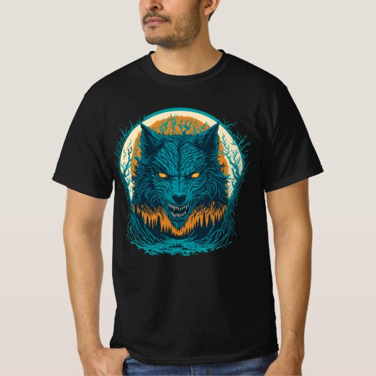 Scary Werewolf T-shirt (Voorkant)