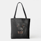 Scary Werewolf Tote Bag (Achterkant)
