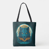 Scary Werewolf Tote Bag (Achterkant)