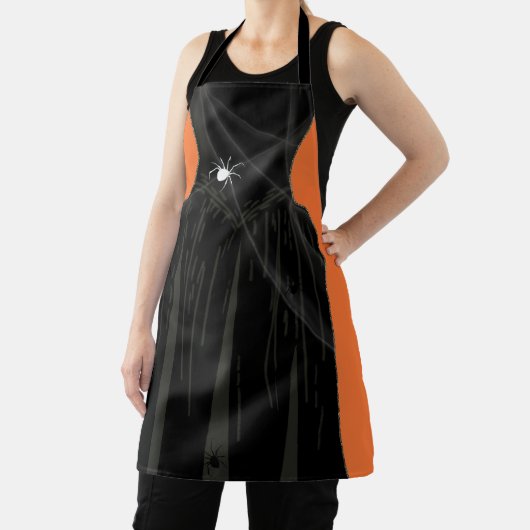 Scary Witch Black Gown Halloween Costume Schort (Insitu)