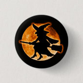 Scary Witch Button (Voorkant)