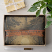 Scary Witch Creepy Forest Bats Halloween Decoupage Tissuepapier (Geschenk)