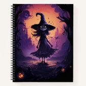 Scary Witch Halloween Notitieboek (Voorkant)