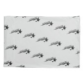 Scary Witch Riding Broom Halloween Thunder_Cove Kussensloop (Achterkant)