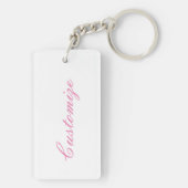 Scary Witch Riding Broom Thunder_Cove Halloween Sleutelhanger (achterkant)