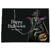 Scary Witch thema Halloween Groot Cadeauzakje (Voorkant)