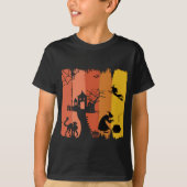 Scary Witches Halooween T-Shirt (Voorkant)