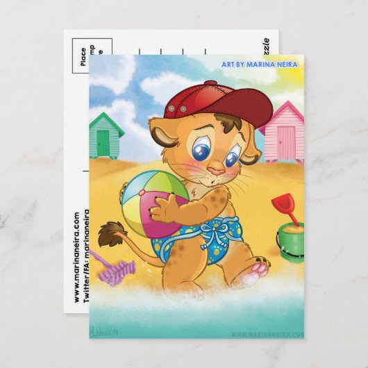 Scary Zee Briefkaart (Voorkant / Achterkant)