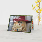 ScaryBday-customize 4 voor elke gelegenheid Kaart (Gele Bloem)