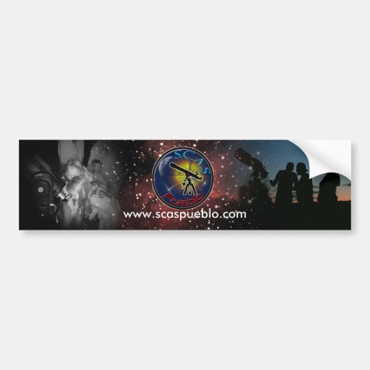 SCAS-Bumpersticker Bumpersticker (Voorkant)