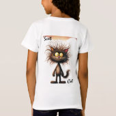 ⭐ Scat Cat T-shirt voor kinderen – Grappige wilde (Achterkant)