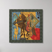 Scat Masters Jazz Series Wrapped Canvas (Voorkant)