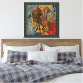 Scat Masters Jazz Series Wrapped Canvas (Insitu (Slaapkamer))