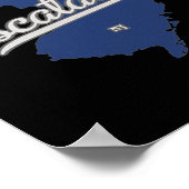 Scataway New Jersey Nj Kaart Poster (Hoek)