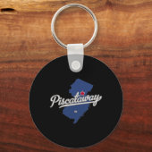 Scataway New Jersey Nj Map  Sleutelhanger (Voorkant)