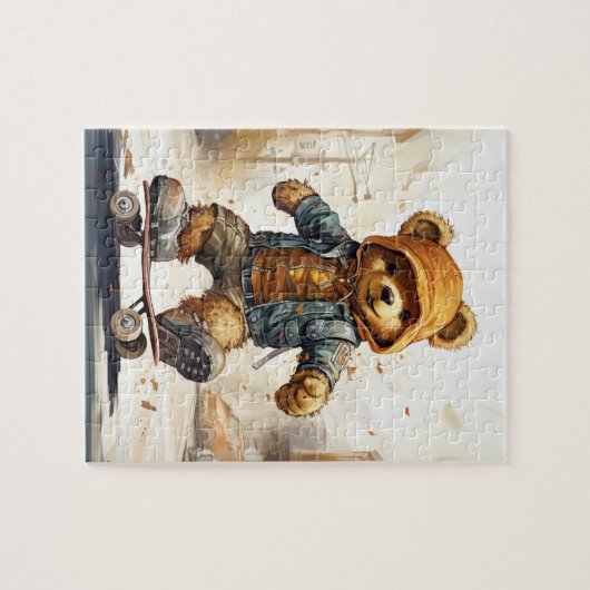 Scater Teddy Bear Puzzel Jigsaw Legpuzzel (Horizontaal)
