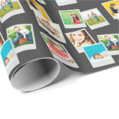 Scatered Instagram Photo Collage Cadeaupapier (Rol Hoek)