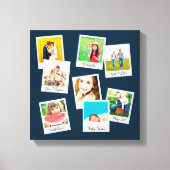Scatered Instagram Photo Collage Canvas Afdruk (Voorkant)