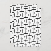 Scatered vliegtuig Art CUSTOM BG COLOR Bedankkaart (Voorkant / Achterkant)