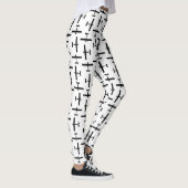 Scatered  vliegtuig Art CUSTOM BG COLOR Leggings (Rechts)