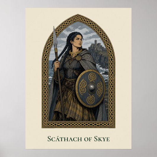 Scathach van Skye Poster (Voorkant)