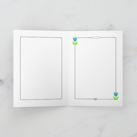 Scatter Joy wenskaart Kaart (Binnen)