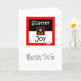 Scatter Joy wenskaart Kaart