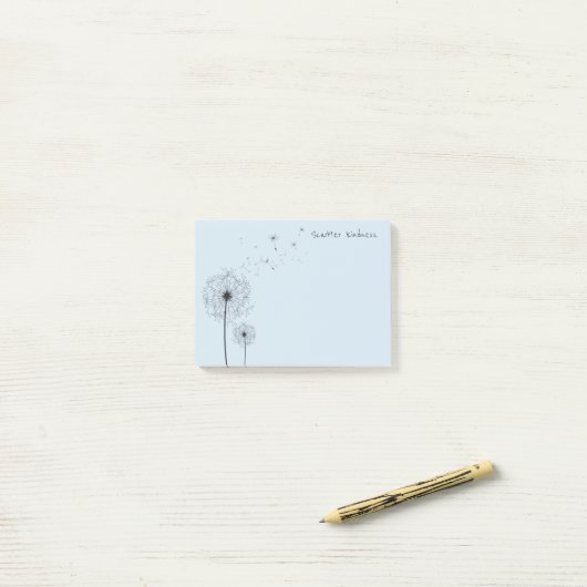 Scatter Kindness Post-it Notes (Op bureau)