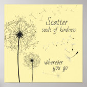 Scatter Kindness (Poster) Poster (Voorkant)