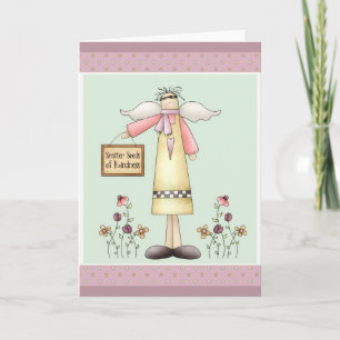 Scatter Seeds Friendship Soft Prim Wenskaart Kaart