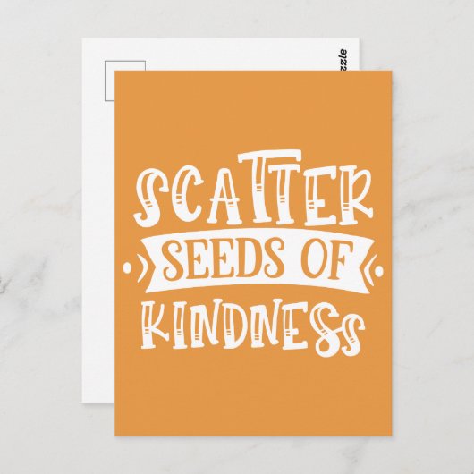 Scatter Seeds of Kindness Briefkaart (Voorkant / Achterkant)
