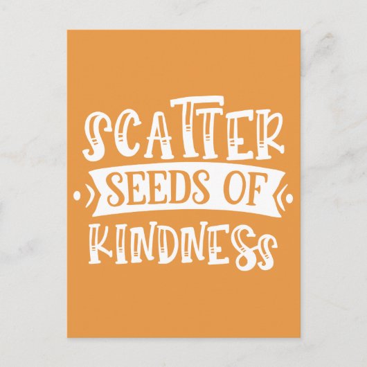 Scatter Seeds of Kindness Briefkaart (Voorkant)