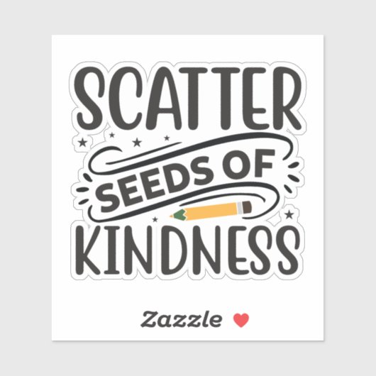 Scatter Seeds of Kindness Sticker (Vel)