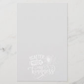 Scatter Seeds van Kindness Grey & White Stationery (Voorkant)