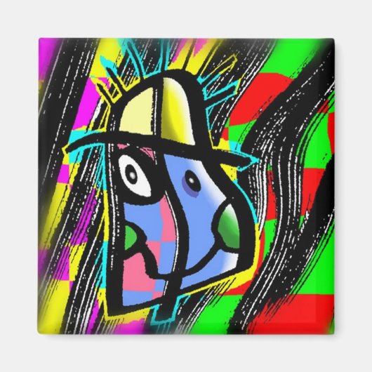 Scatterbrain zonnig magneet (Voorkant)