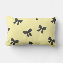 Scattered Bow Pattern Throw Pillow –Minimal design Kussen