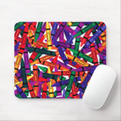 Scattered Crayons Mousepad Muismat (Met muis)