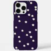 Scattered Daisies on Deep Purple Phone Case (Achterkant)