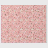 Scattered Flower Wrapping Paper Cadeaupapier (Vlak)