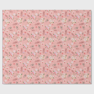 Scattered Flower Wrapping Paper Cadeaupapier