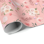 Scattered Flower Wrapping Paper Cadeaupapier (Rol Hoek)