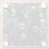 Scattered Jewels and Gemstones Glazen Onderzetter (Achterkant)