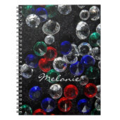Scattered Jewels and Gemstones Personalised Notitieboek (Voorkant)