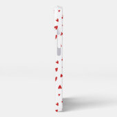 Scattered Little Red Hearts iPhone Hoesje (Linkerkant)