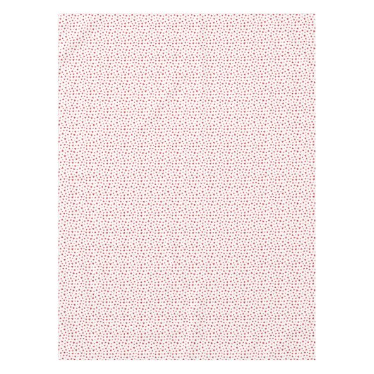 Scattered Red Hearts Tablecloth Tafelkleed (Voorkant)
